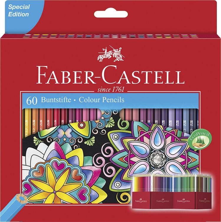 Produktbild: Faber-Castell Buntstifte Castle, 60er Set