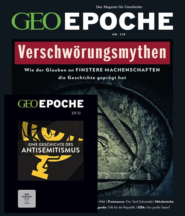 Produktbild: GEO Epoche (mit DVD) / GEO Epoche mit DVD 119/2023 - Verschwörungsmythen