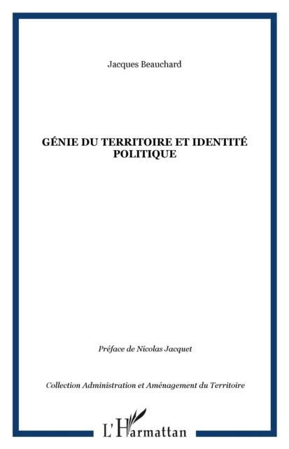 Produktbild: Genie du territoire et identite politiqu
