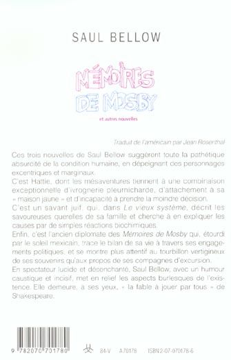 Produktbild: M&eacute;moires de Mosby et autres nouvelles