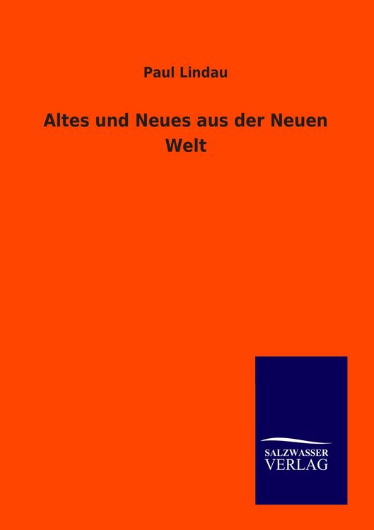 Produktbild: Altes und Neues aus der Neuen Welt