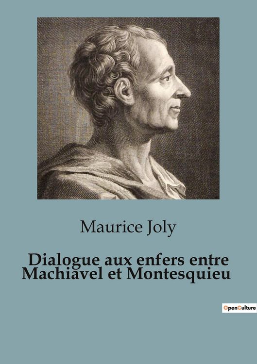 Produktbild: Dialogue aux enfers entre Machiavel et Montesquieu