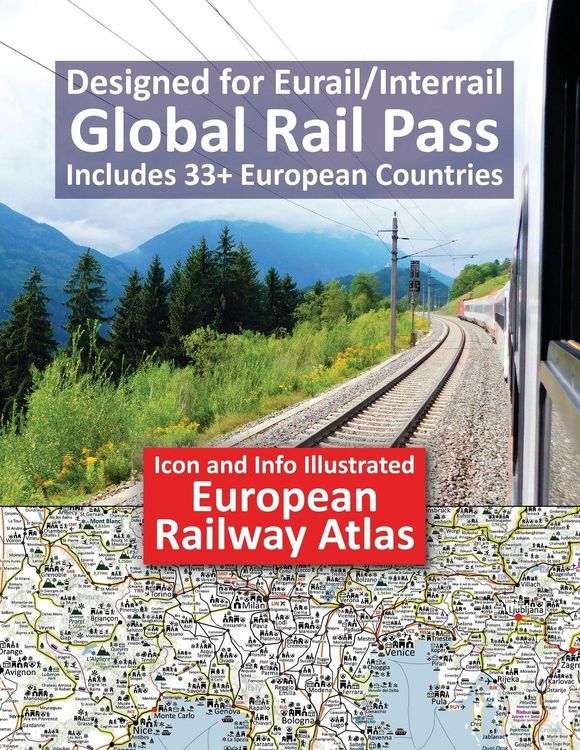 Produktbild: Icon and Info Illustrated European Railway Atlas
