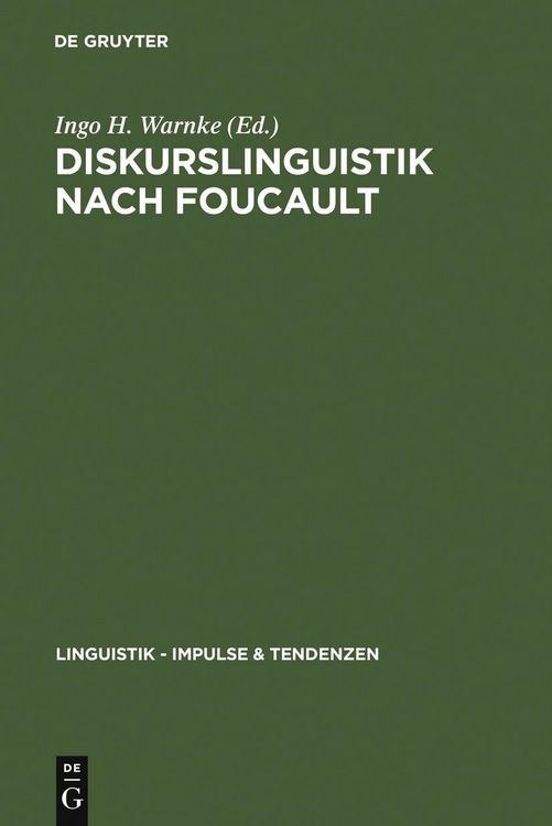 Produktbild: Diskurslinguistik nach Foucault