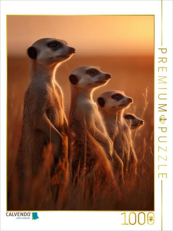 Produktbild: CALVENDO Puzzle Ein Motiv aus dem Kalender W&auml;chter der W&uuml;ste | 1000 Teile Lege-Gr&ouml;&szlig;e 64x48cm Foto-Puzzle f&uuml;r gl&uuml;ckliche Stunden