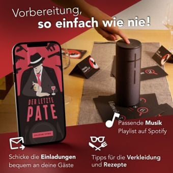 Produktbild: CRIMECASES Krimidinner: Der letzte Pate