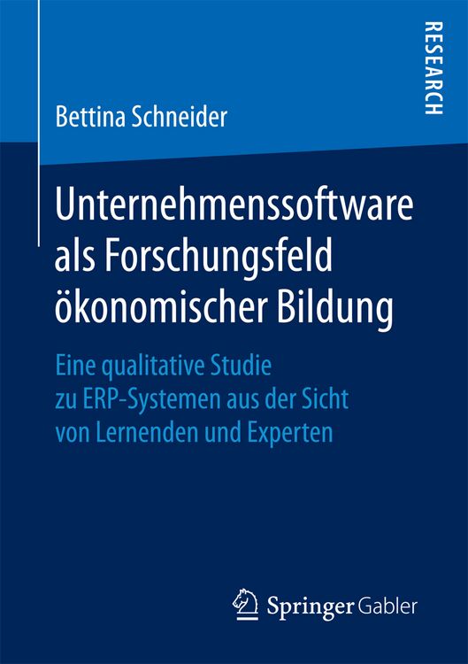 Produktbild: Unternehmenssoftware als Forschungsfeld &ouml;konomischer Bildung