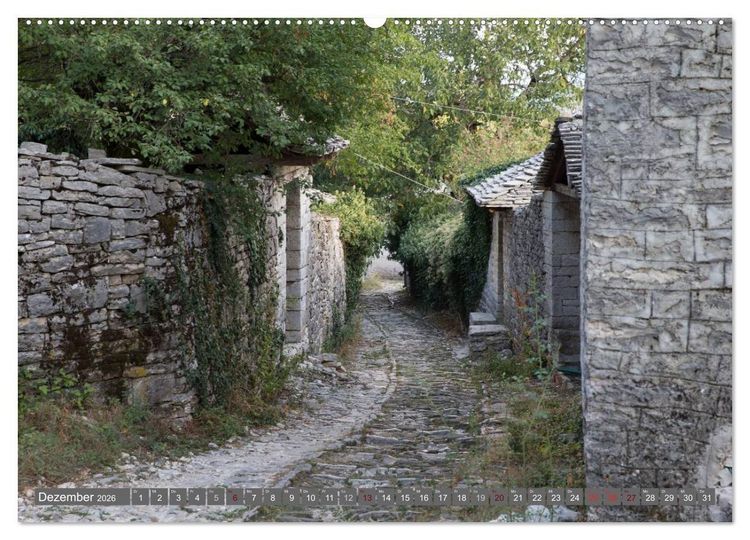 Produktbild: Griechenland 2026 - Zagorochoria und Vikos-Schlucht (Wandkalender 2026 DIN A2 quer), CALVENDO Monatskalender
