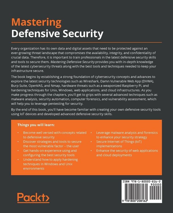 Produktbild: Mastering Defensive Security