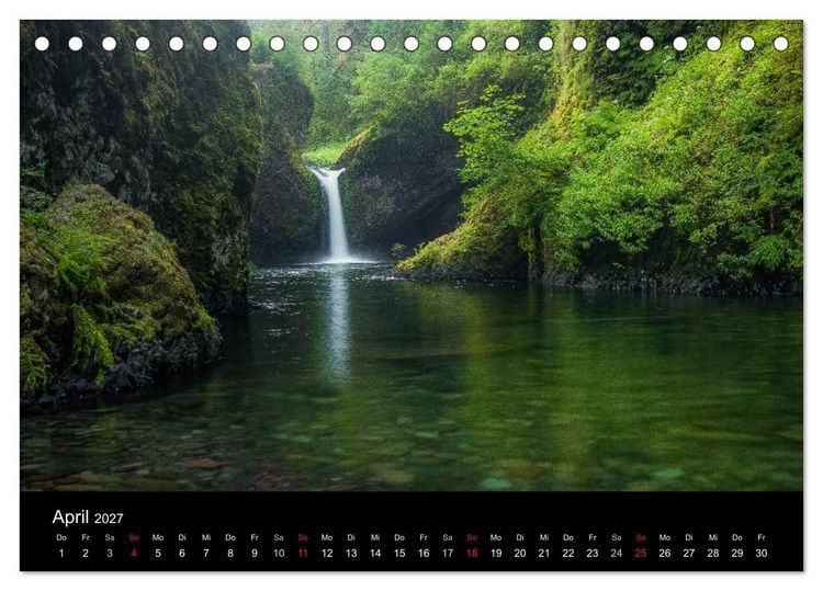 Produktbild: Das "gr&uuml;ne" Nordamerika - Kanada und USA (Tischkalender 2027 DIN A5 quer), CALVENDO Monatskalender