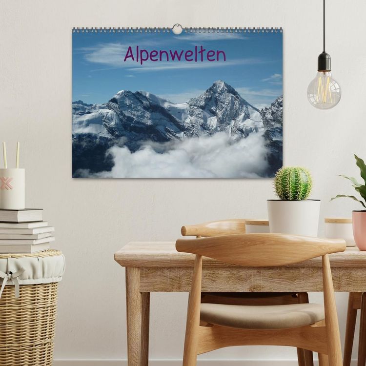 Produktbild: Alpenwelten (Wandkalender 2027 DIN A3 quer), CALVENDO Monatskalender