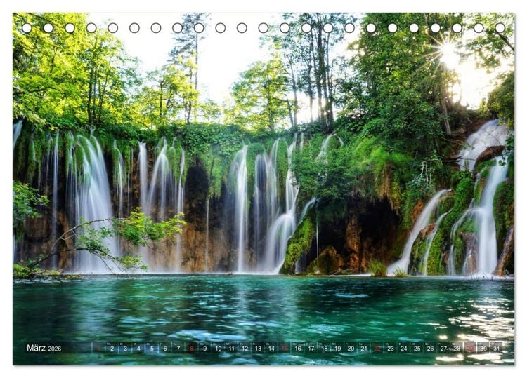 Produktbild: Kroatien - Landschaften am Mittelmeer (Tischkalender 2026 DIN A5 quer), CALVENDO Monatskalender