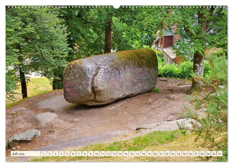 Produktbild: Huelgoat - Sagenumwobener M&auml;rchenwald in der Bretagne (Wandkalender 2026 DIN A2 quer), CALVENDO Monatskalender