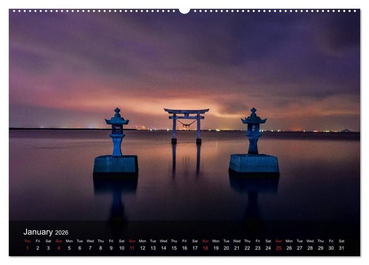 Produktbild: Japan Magic of a great country (High Quality Premium Wall Calendar 2026 DIN A2 landscape),CALVENDO 12 Month Wall Calendar