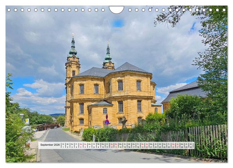 Produktbild: Bad Staffelstein - historische Stadt am Obermain (Wandkalender 2026 DIN A4 quer), CALVENDO Monatskalender