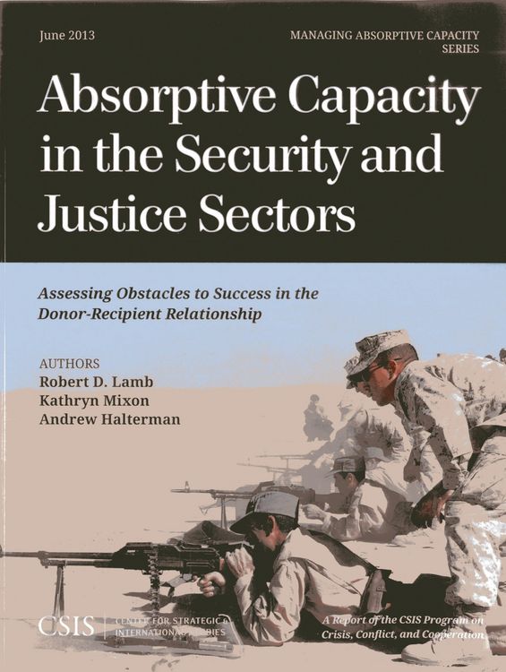 Produktbild: Absorptive Capacity in the Security and Justice Sectors