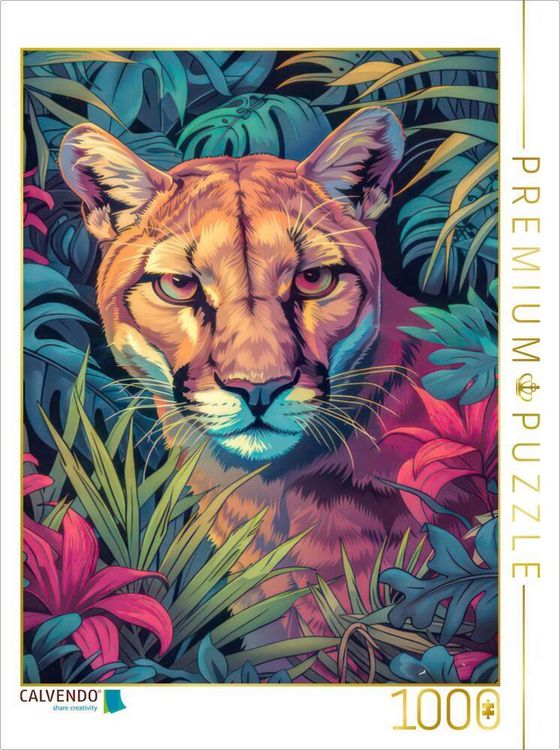 Produktbild: CALVENDO Puzzle Dschungeltiere | 1000 Teile Lege-Gr&ouml;&szlig;e 64x48cm Foto-Puzzle f&uuml;r gl&uuml;ckliche Stunden
