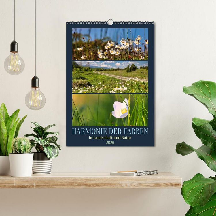 Produktbild: Harmonie der Farben in Landschaft und Natur (Wandkalender 2026 DIN A3 hoch), CALVENDO Monatskalender