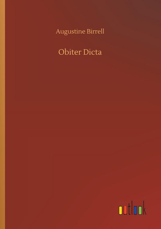 Produktbild: Obiter Dicta