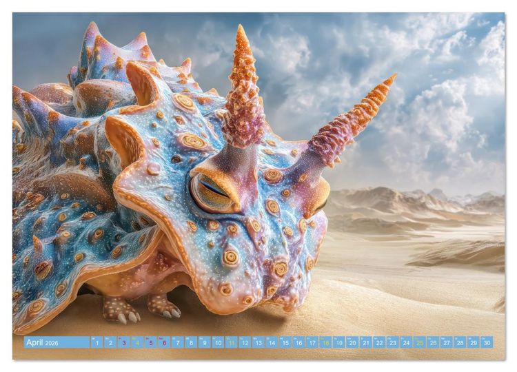 Produktbild: Science Fiction Expeditionen - Reisen ins Unbekannte (Wandkalender 2026 DIN A2 quer), CALVENDO Monatskalender