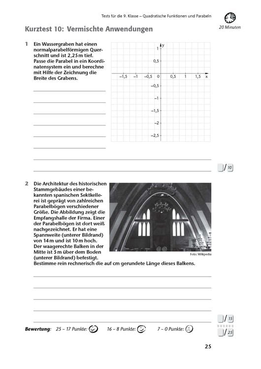 Produktbild: Fit in Test und Klassenarbeit &ndash; Mathematik 9./10. Klasse Gymnasium