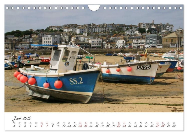 Produktbild: Reizvolles S&uuml;dengland Devon und Cornwall (Wandkalender 2026 DIN A4 quer), CALVENDO Monatskalender