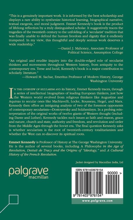 Produktbild: Secularism and its Opponents from Augustine to Solzhenitsyn