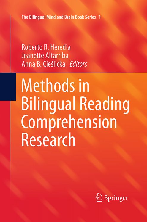 Produktbild: Methods in Bilingual Reading Comprehension Research