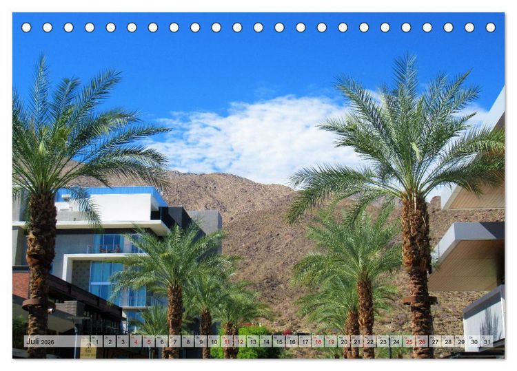 Produktbild: Palm Springs und Umgebung (Tischkalender 2026 DIN A5 quer), CALVENDO Monatskalender