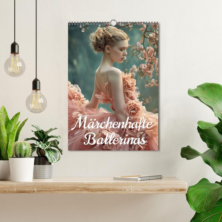 Produktbild: M&auml;rchenhafte Ballerina (Wandkalender 2026 DIN A3 hoch), CALVENDO Monatskalender
