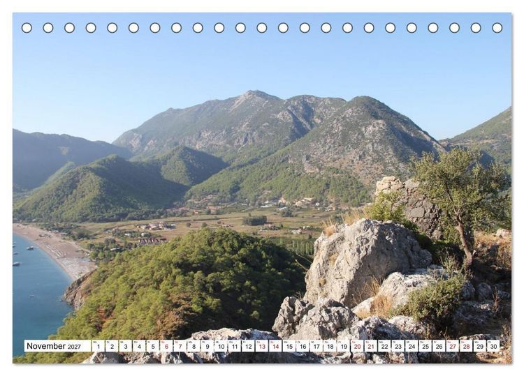 Produktbild: Lykien. T&uuml;rkische S&uuml;dk&uuml;ste zwischen Kalkan und Kemer (Tischkalender 2027 DIN A5 quer), CALVENDO Monatskalender
