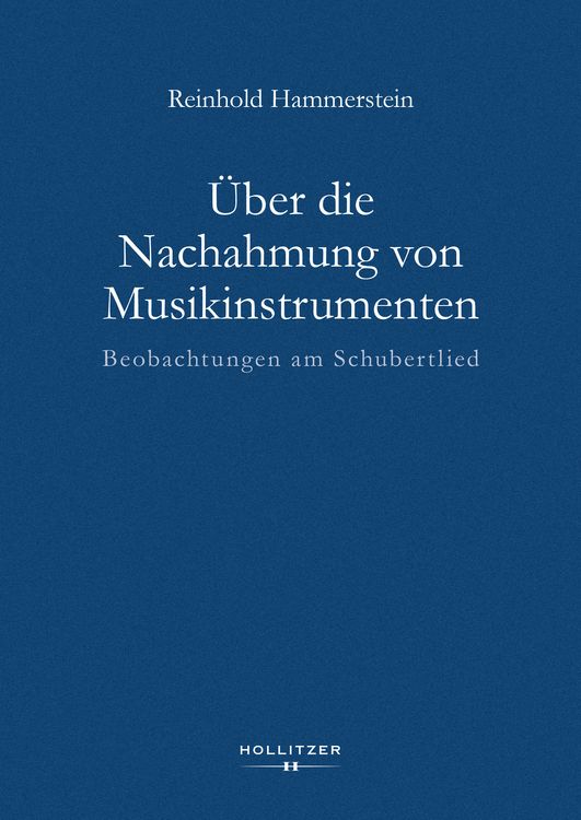 Produktbild: &Uuml;ber die Nachahmung von Musikinstrumenten