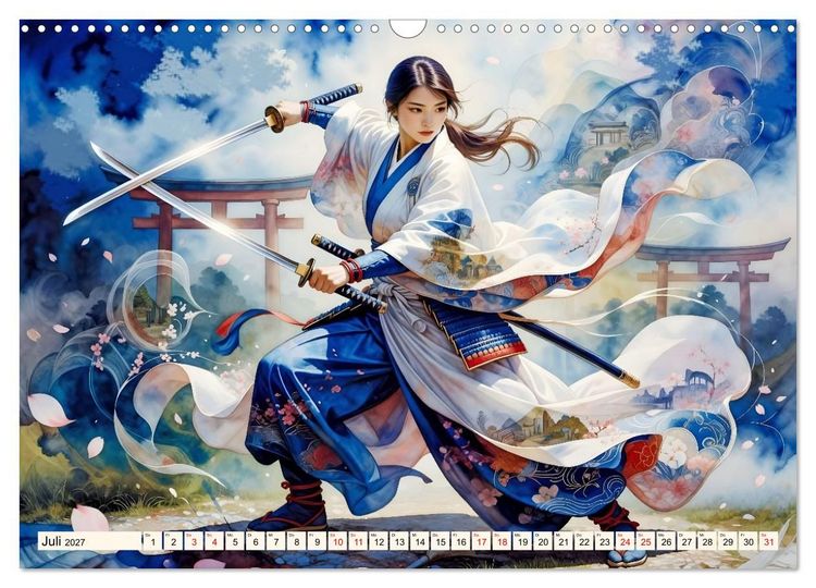 Produktbild: Im Schatten des Katana (Wandkalender 2027 DIN A3 quer), CALVENDO Monatskalender