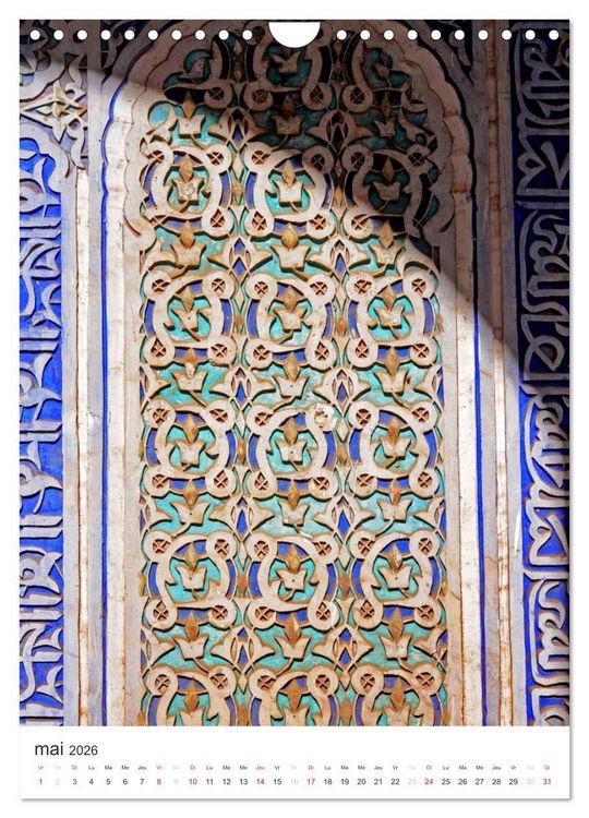 Produktbild: Couleurs Marrakech (Calendrier mural 2026 DIN A4 horizontal), CALVENDO calendrier mensuel