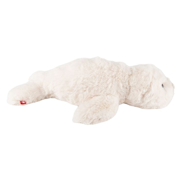 Produktbild: Sigikid 43578 - Kuscheltier Seehund Baby wei&szlig;, 45 cm, Flauscherie