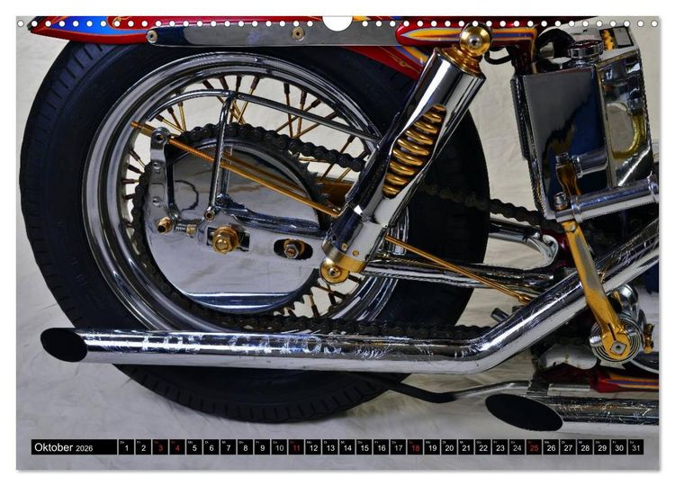 Produktbild: Harley Classic Chopper (Wandkalender 2026 DIN A3 quer), CALVENDO Monatskalender