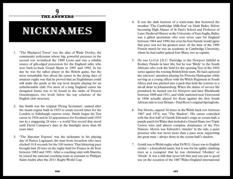 Produktbild: The Strangest Rugby Quiz Book