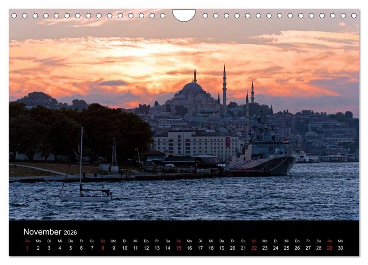 Produktbild: Istanbul Einmalig (Wandkalender 2026 DIN A4 quer), CALVENDO Monatskalender