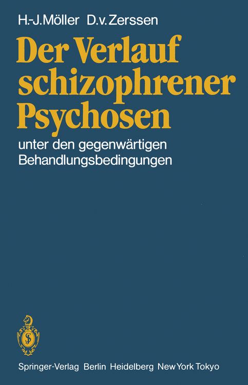 Produktbild: Der Verlauf schizophrener Psychosen