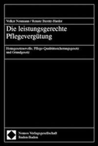 Produktbild: Die leistungsgerechte Pflegeverg&uuml;tung