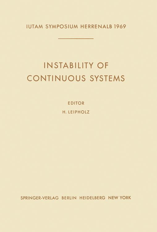 Produktbild: Instability of Continuous Systems