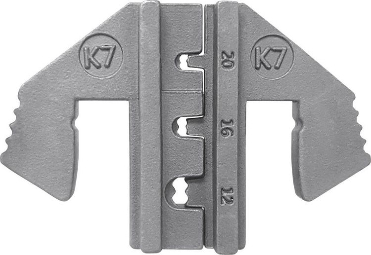 Produktbild: TOOLCRAFT PLE-0K7 Crimp-Eins&auml;tze Geeignet f&uuml;r Stecker: DEUTSCH Quetschbereich AWG: 12 bis 20 awg Passend f&uuml;r Marke (Zangen): TOOLCRAFT PZ-500