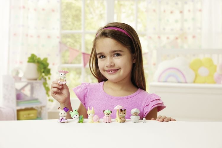 Produktbild: Sylvanian Families 5872 - Waldfeen, Sammelfigur Baby Woodland Fairy Costume Series, 1 St&uuml;ck sortiert
