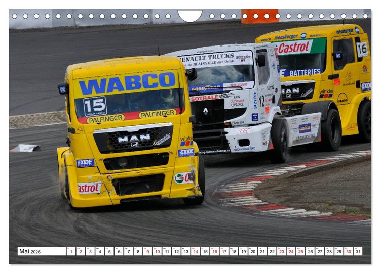 Produktbild: Abenteuer TRUCK RACING (Wandkalender 2026 DIN A4 quer), CALVENDO Monatskalender