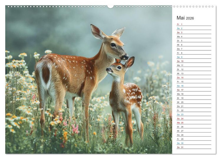 Produktbild: Waldgefl&uuml;ster (hochwertiger Premium Wandkalender 2026 DIN A2 quer), Kunstdruck in Hochglanz
