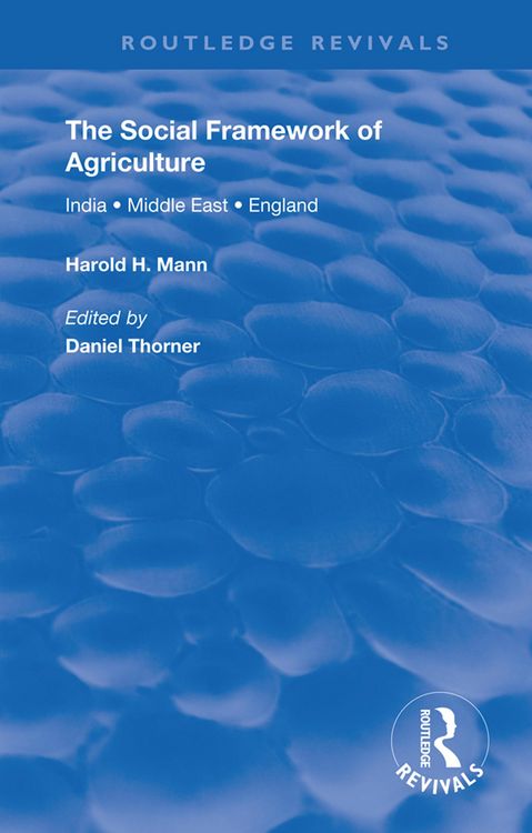 Produktbild: The Social Framework of Agriculture