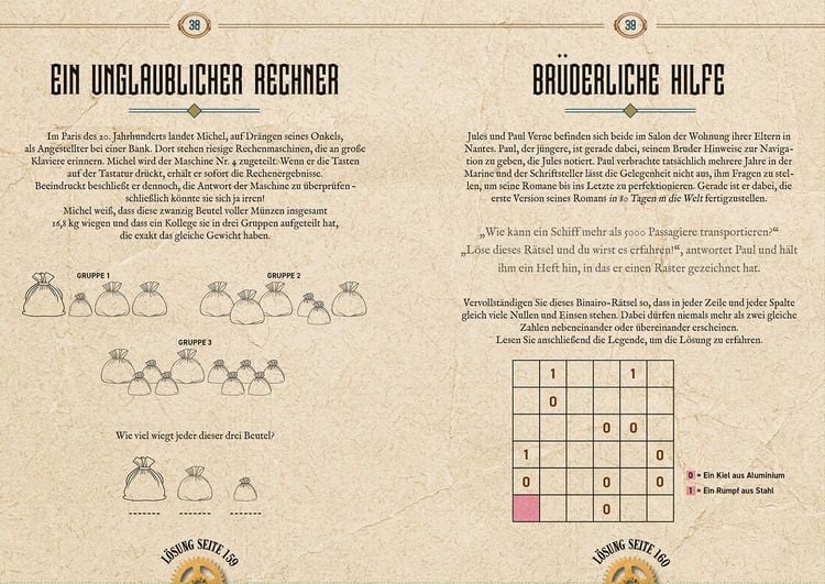 Produktbild: Jules Verne &ndash; R&auml;tselbuch