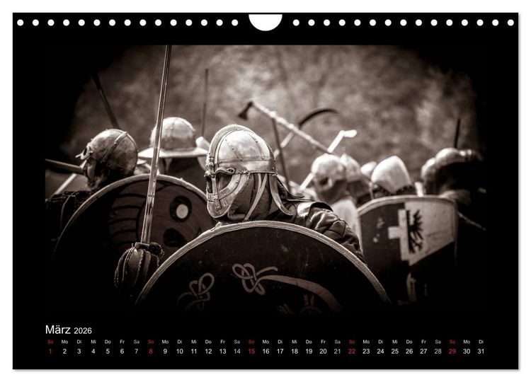 Produktbild: Wikinger und Krieger (Wandkalender 2026 DIN A4 quer), CALVENDO Monatskalender