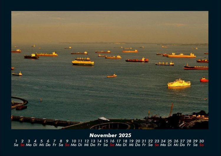 Produktbild: Schiffe 2025 Fotokalender DIN A4