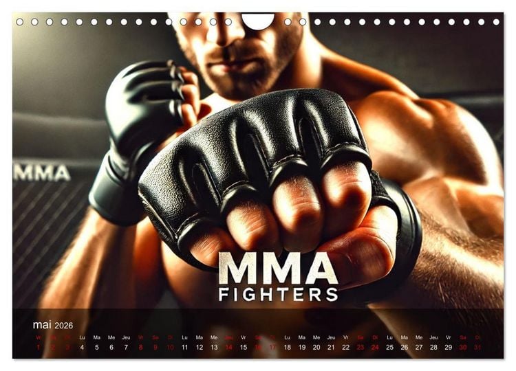 Produktbild: MMA - Mixed Martial Arts France (Calendrier mural 2026 DIN A4 vertical), CALVENDO calendrier mensuel